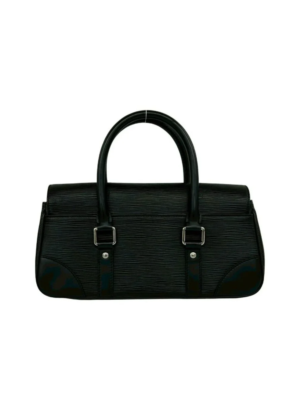 Louis Vuitton Segur PM Epi Logo Leather Mini Boston Bag Noir